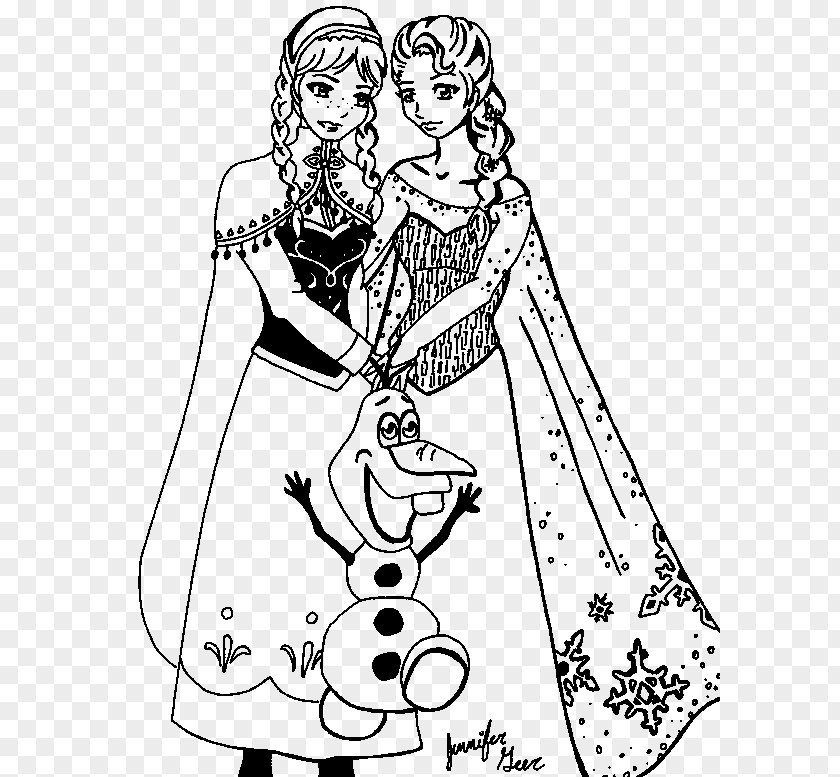 Elsa And Anna Coloring Book Kristoff PNG