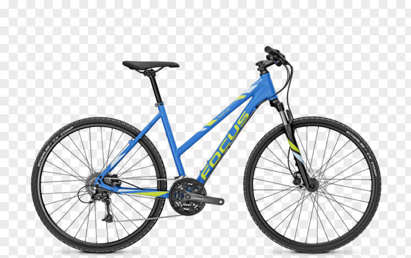 FOCUS Crater Lake Hybrid Bicycle Shimano Forks PNG