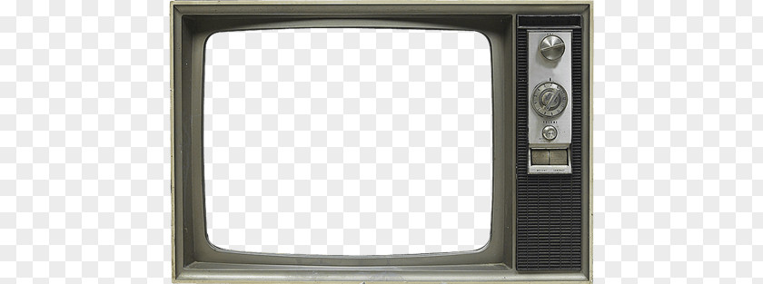 Old Grey Tv Set PNG Set, classic gray television clipart PNG