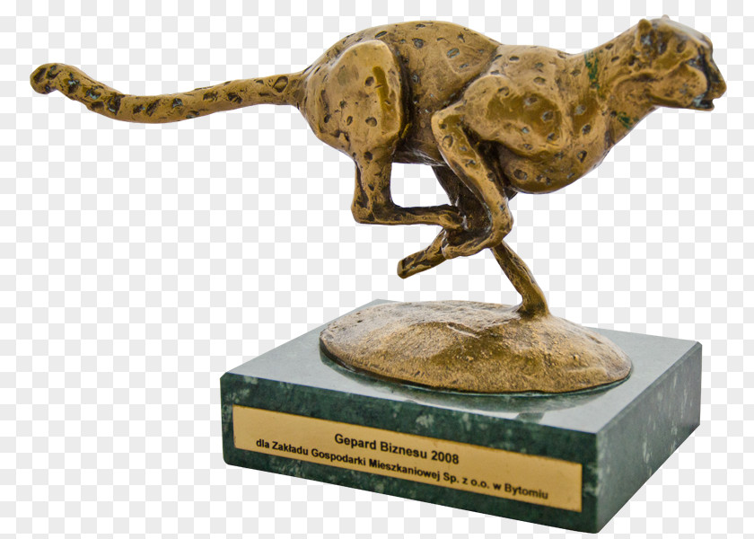 Cheetah Bronze Sculpture Management Business PNG