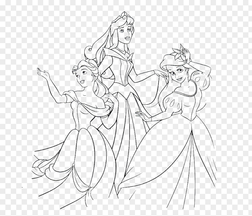 Disney Princess Ariel Line Art Elsa The Prince PNG