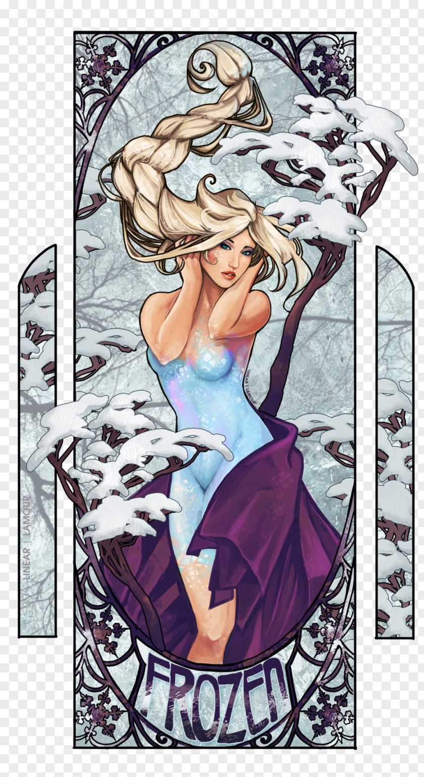 Elsa Art Nouveau Artist PNG