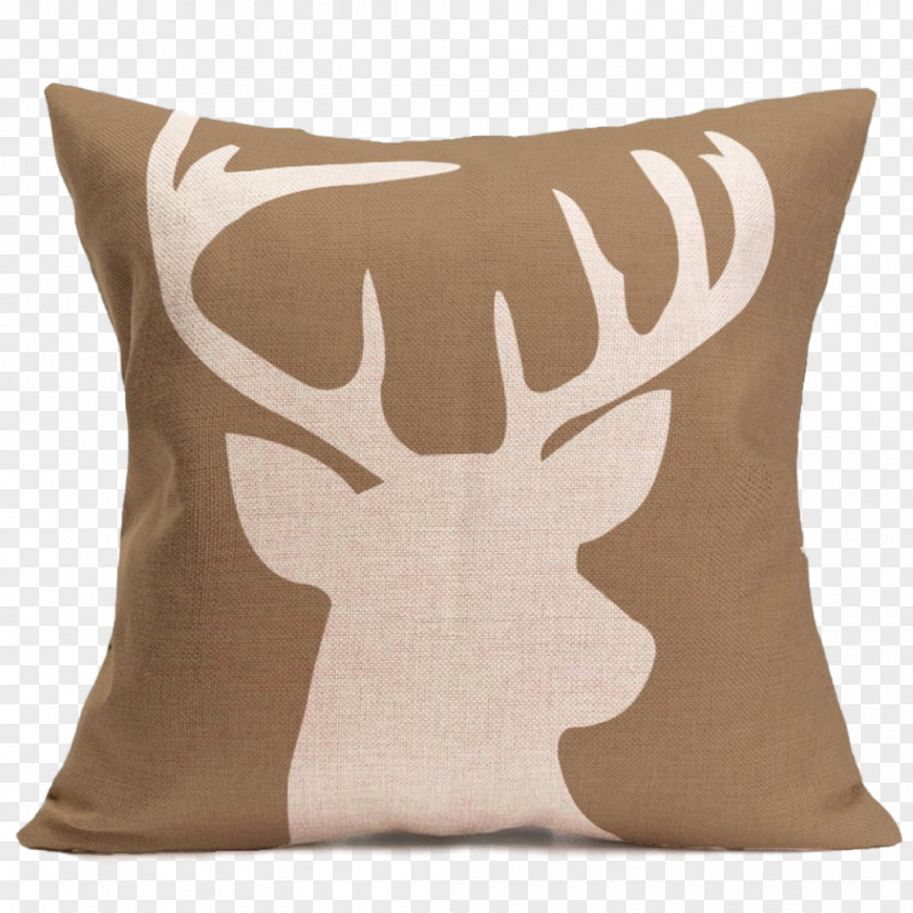 Deer Throw Pillows Couch Cushion PNG
