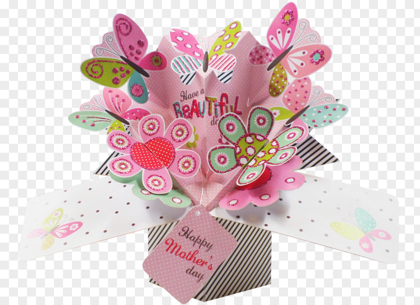 Mothers Day Greeting & Note Cards Mother's Pop-up Book Card Design PNG