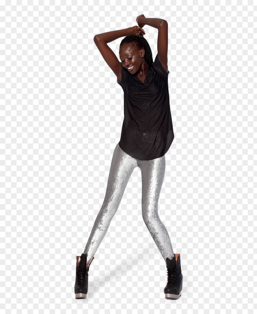T-shirt Leggings Silver Clothing Sleeve PNG