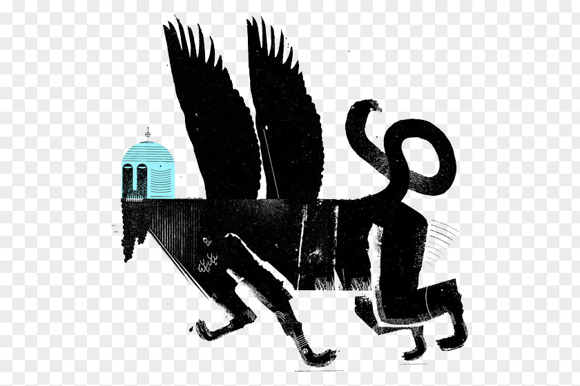 Black Abstract Animal Castle Assyria Lamassu Living Things Spotify Civilization PNG