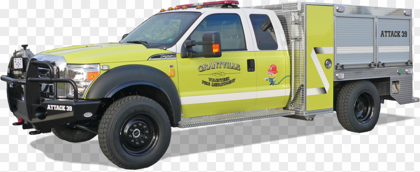 Car Fire Engine Department Truck Bed Part PNG