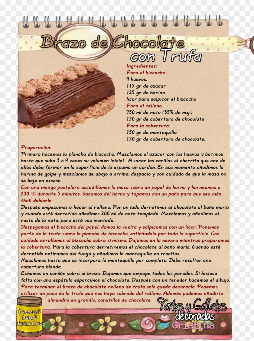Chocolate Swiss Roll Recipe Snack PNG