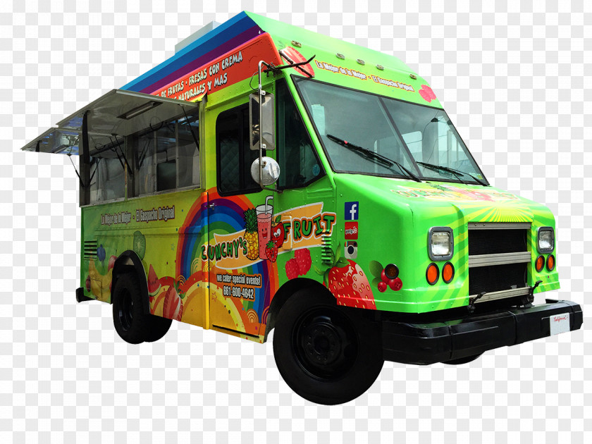 Clean Ice Cream Car Snow Cone Food Truck PNG