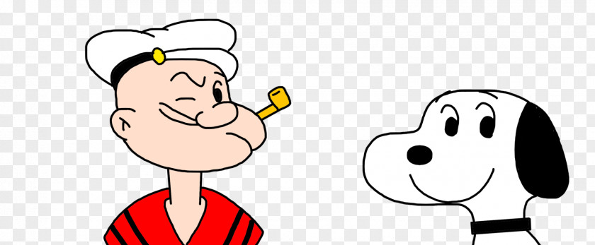 Here's Snoopy Casper Popeye Cartoon PNG