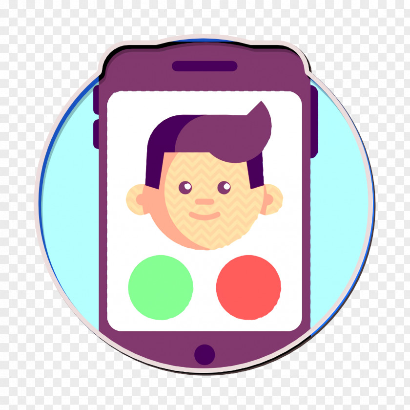 Man Icon Teamwork Video Call PNG