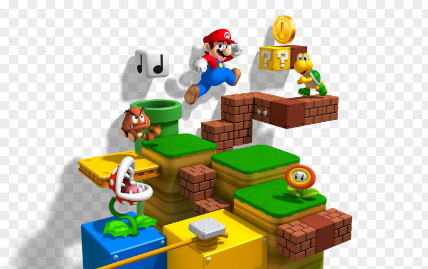 Mario Super 3D Land World Bros. Wii U PNG