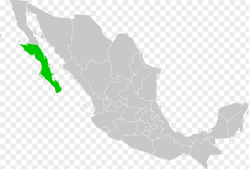 Mexico City Blank Map Vector PNG