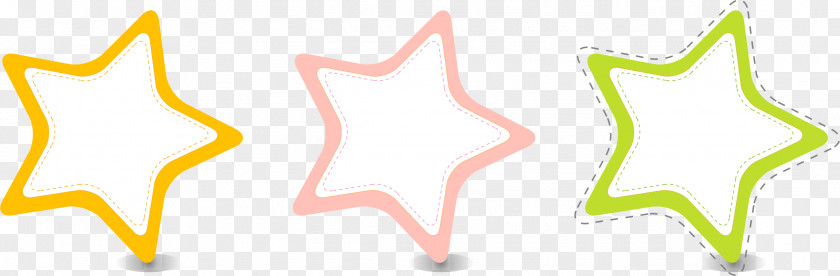 Colored Stars Border Clip Art PNG