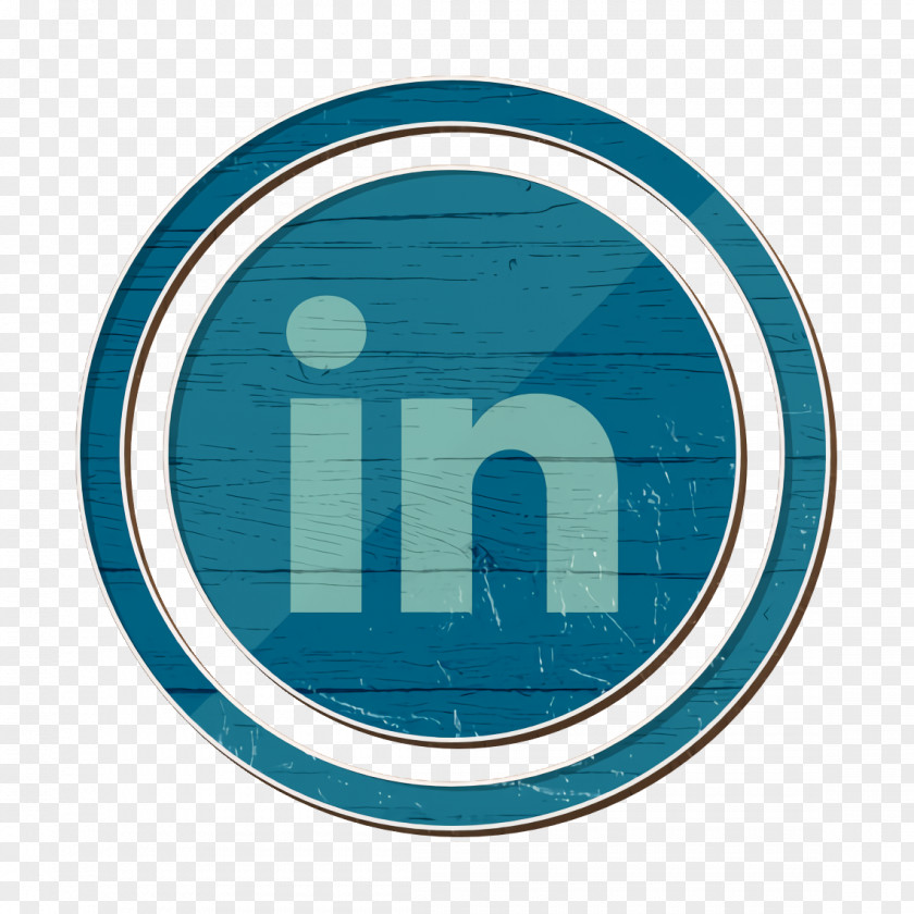 Electric Blue Azure Communication Icon Linkedin Logo PNG