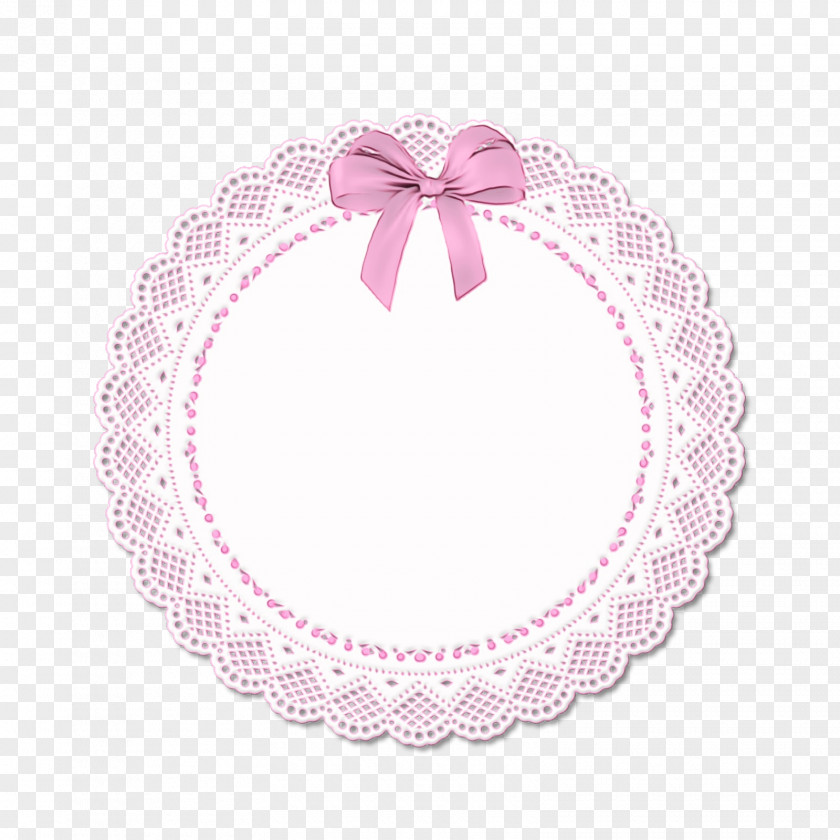 Oval Ribbon Birthday Background PNG