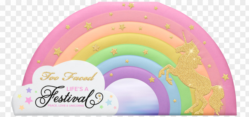 Palette Too Faced Unicorn Eye Shadow Color Make-up PNG