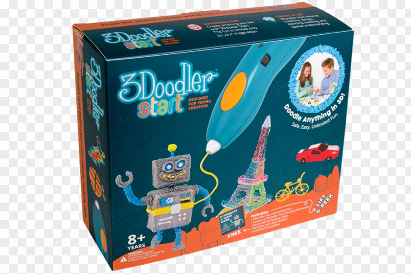 Pen 3Doodler 3D Printing Plastic Polylactic Acid PNG