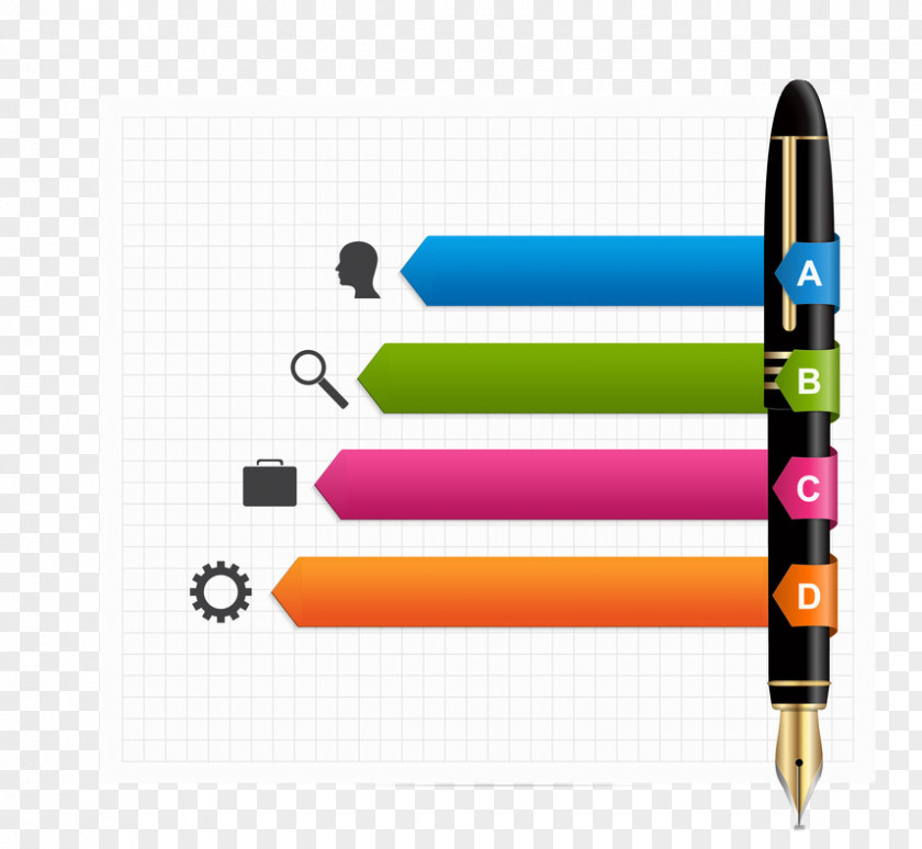 Pen Chart Graphic Design Office Supplies Font PNG