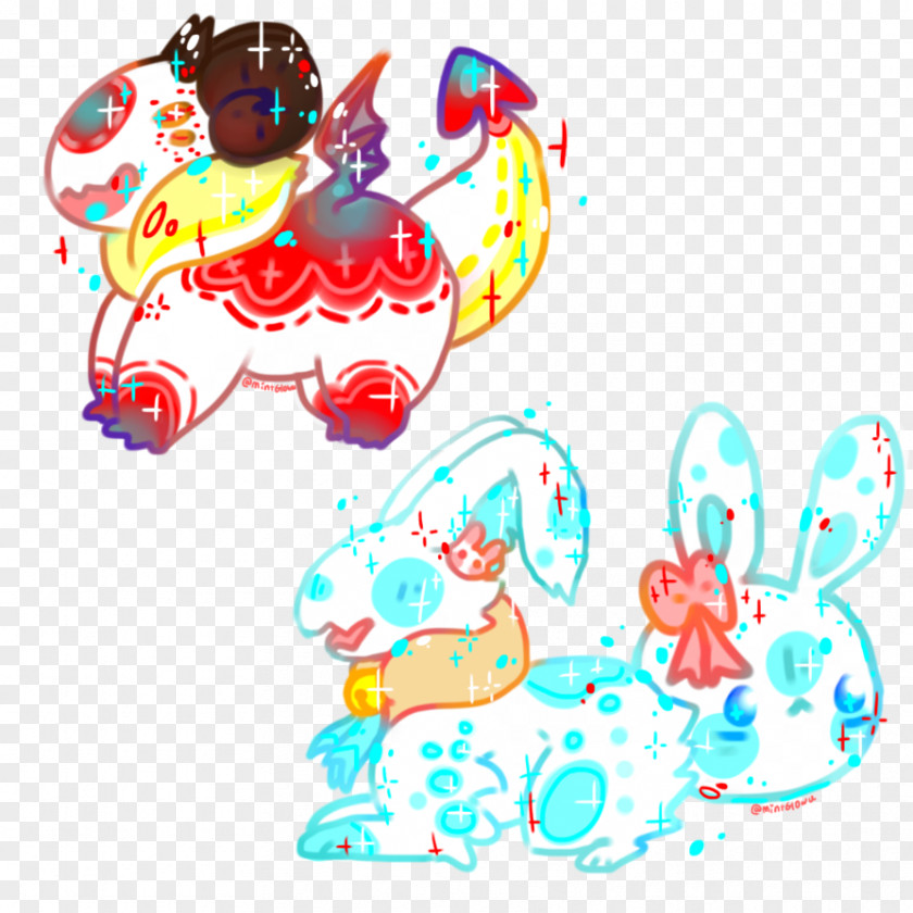 Blue Demon Drawing Clip Art Illustration Animal Line Character PNG