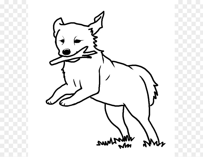 Dog Line Art Drawing Clip PNG