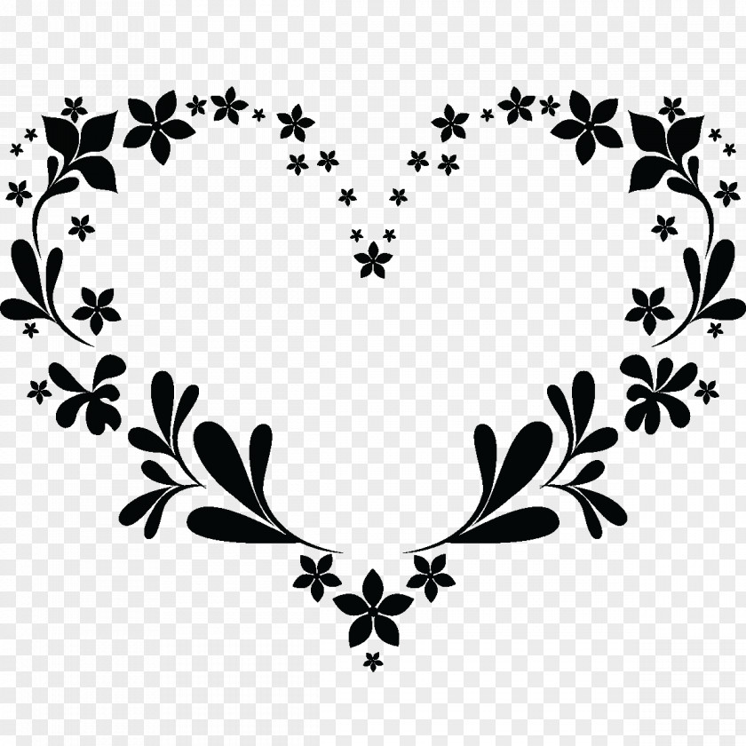 Flower Tattoo Heart Floral Design Clip Art PNG