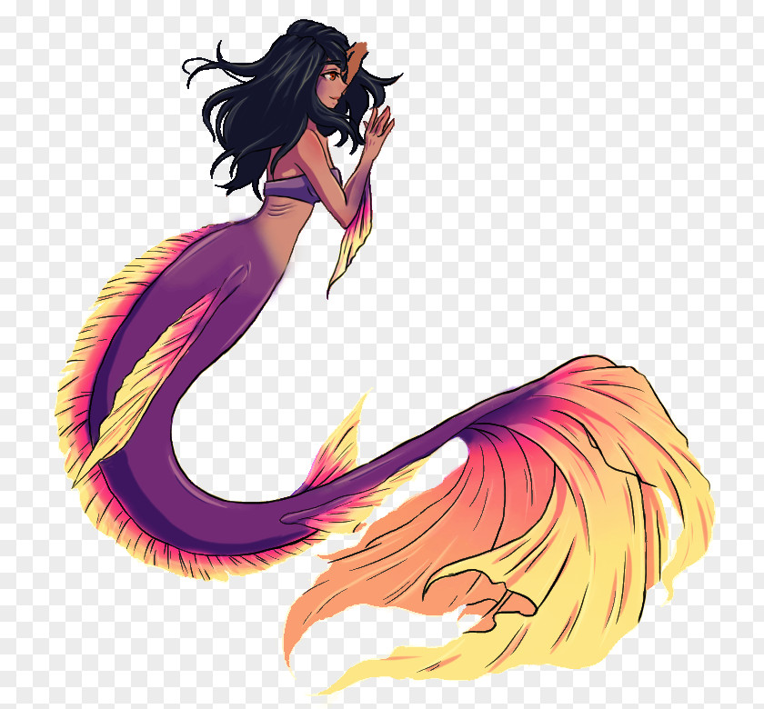 Mermaid Tail Fan Art Aphmau Artist PNG