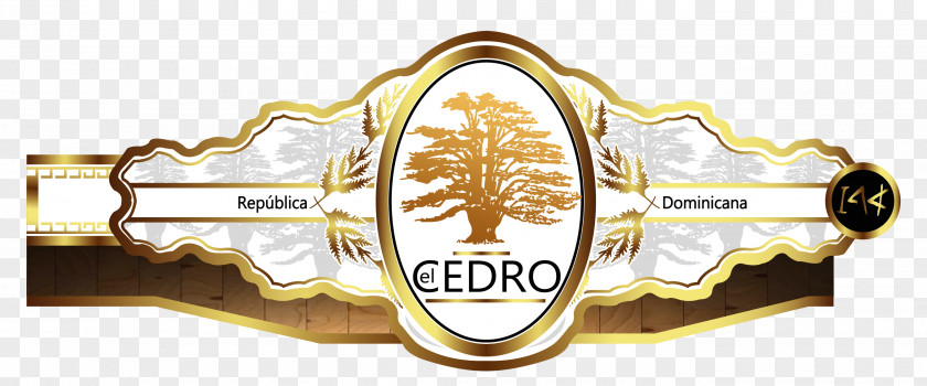 Cedar Cigars Cigar Band Product Logo PNG