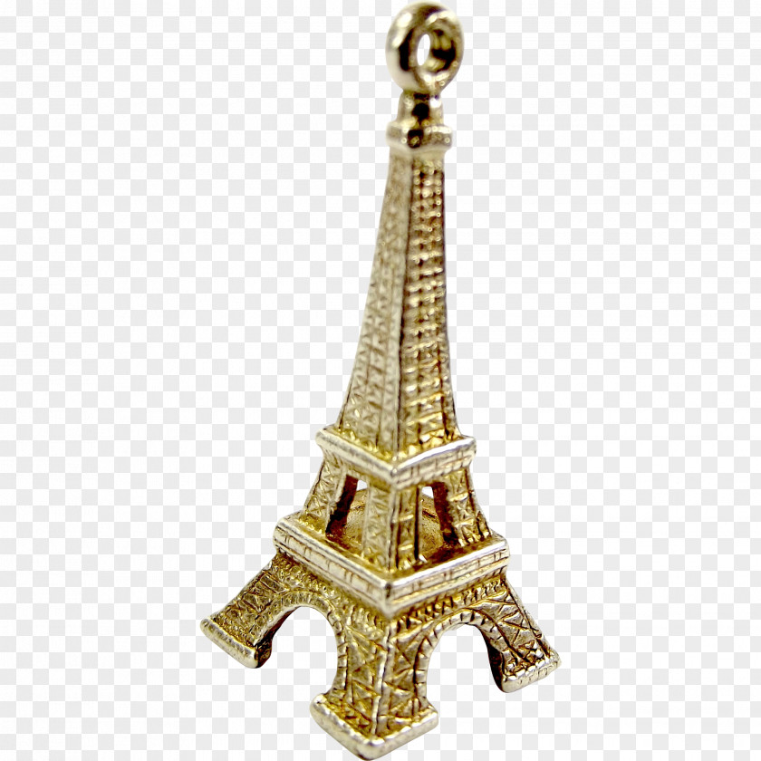 Eiffel Tower Gold Jewellery Charm Bracelet PNG