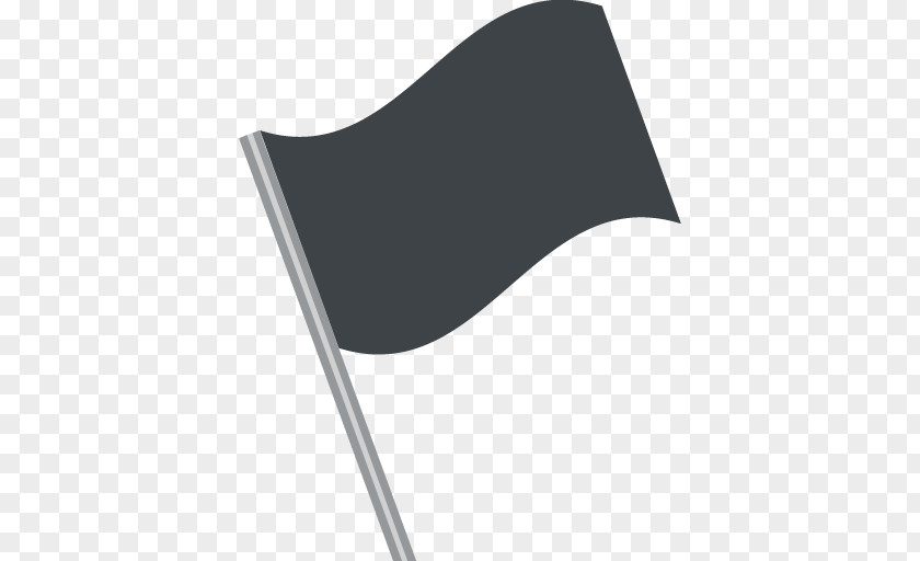 Emoji Flag Fahne Sticker Bandiera Nera Anarchica PNG