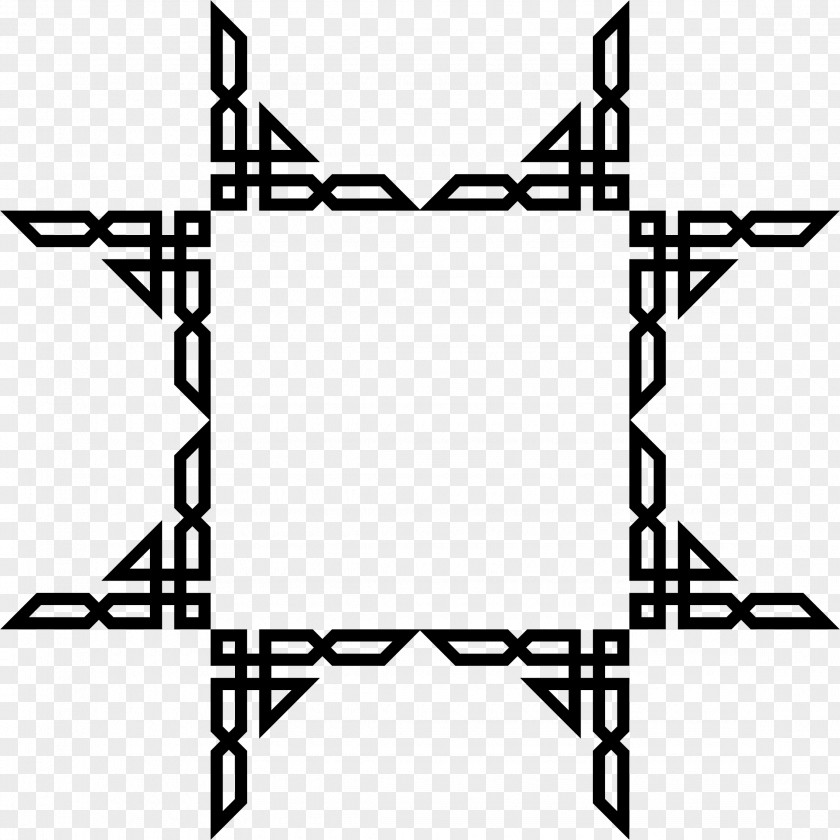 Geometric Stitching De Stijl Drawing PNG