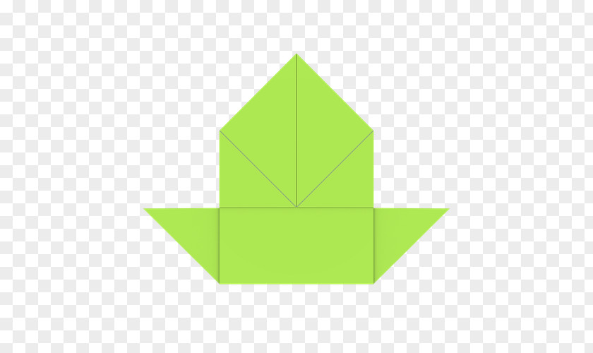 Line Origami Green Angle PNG
