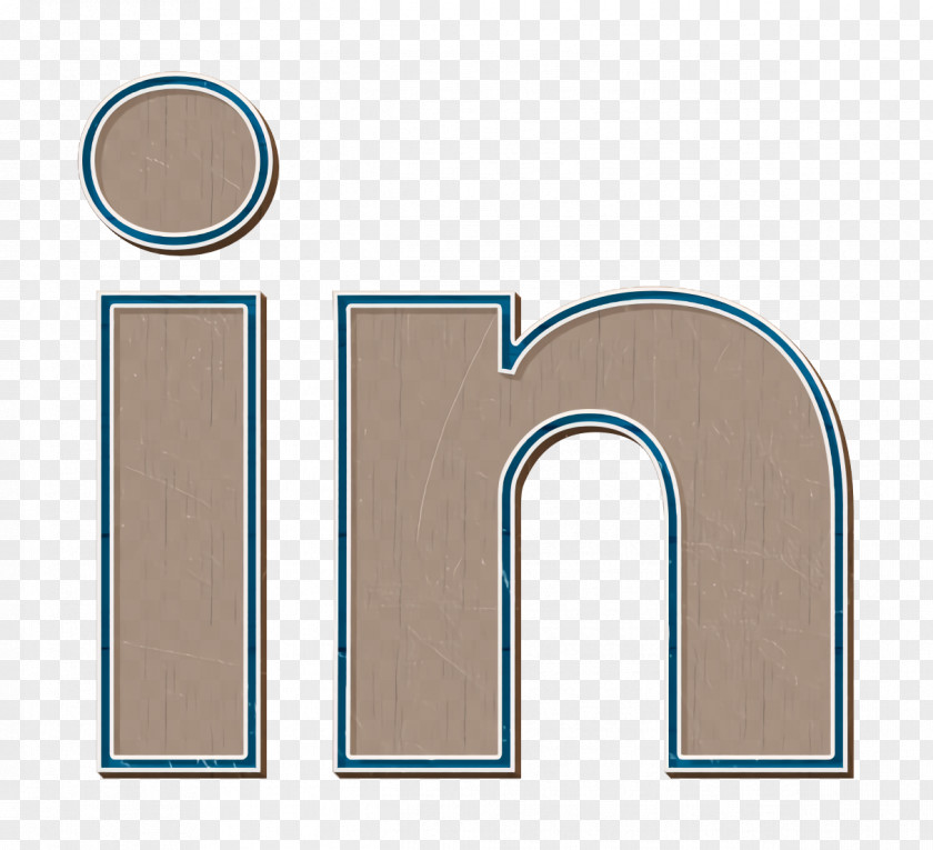Rectangle Arch Line Icon Linkedin Social PNG