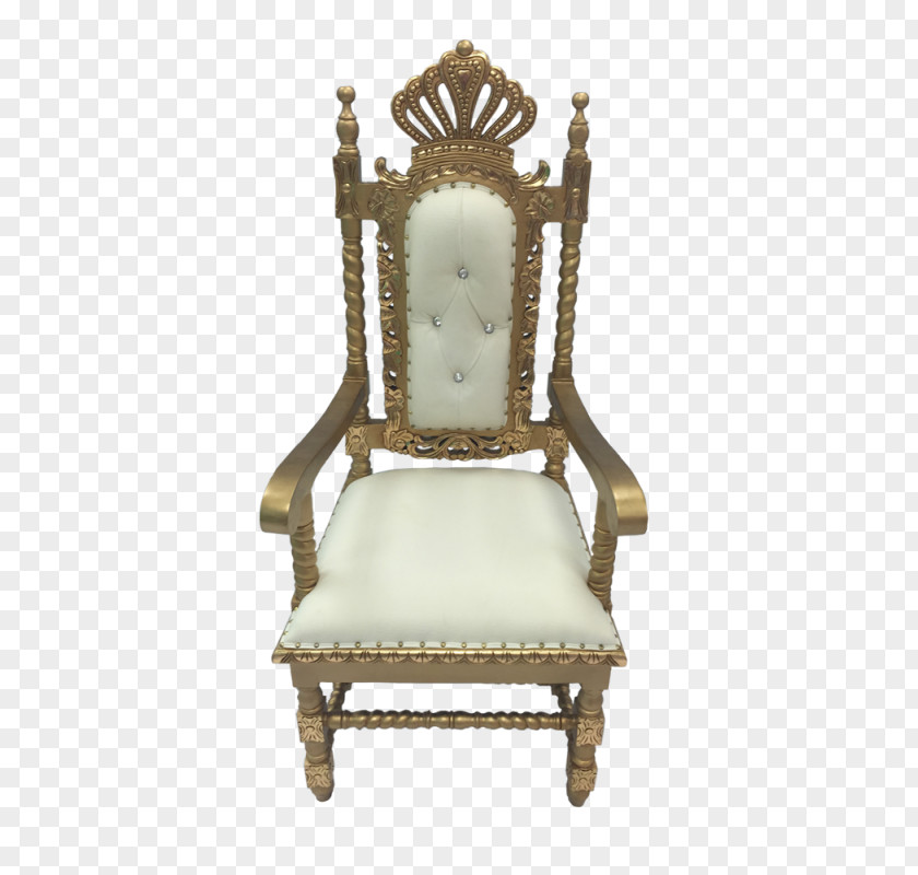 Royal Throne Table Coronation Chair Furniture Silver PNG