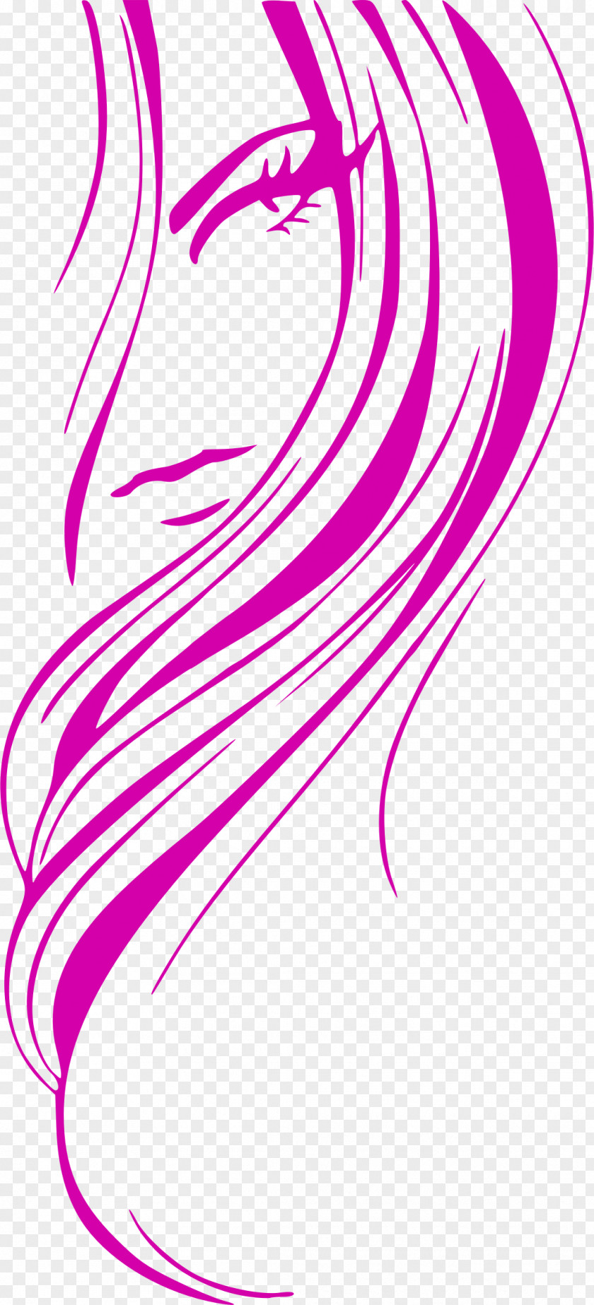 Woman Face Drawing Clip Art PNG