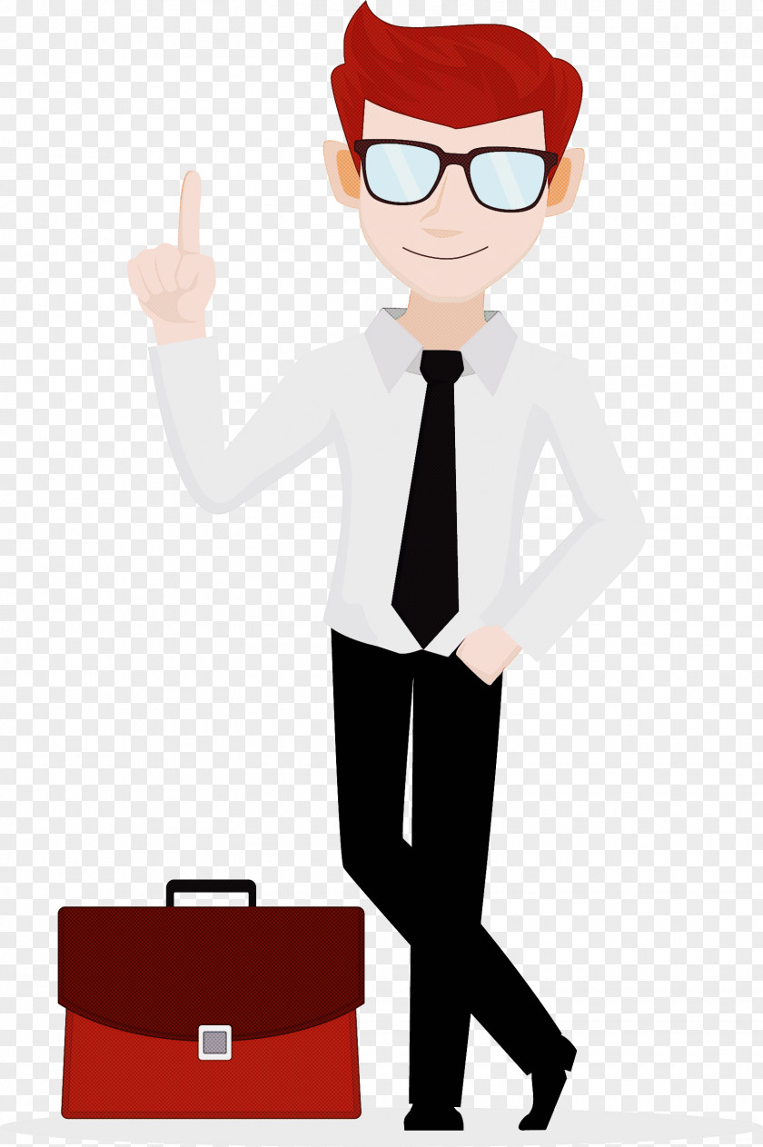 Cartoon Finger Thumb Businessperson Job PNG
