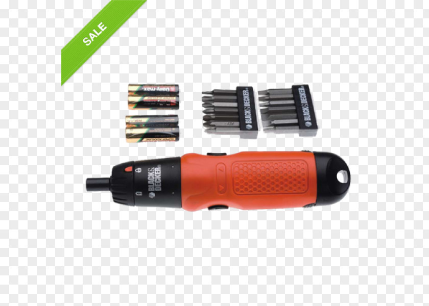 Electric Screw Driver Cordless Screwdriver Stanley Black & Decker And Kit For Screwing. It Includes PNG
