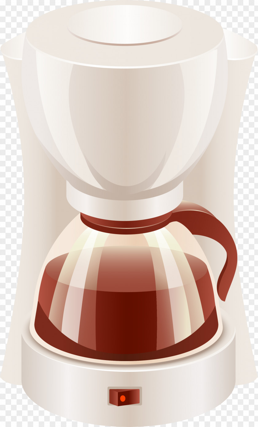 Hand Painted White Hourglass Coffee Icon PNG