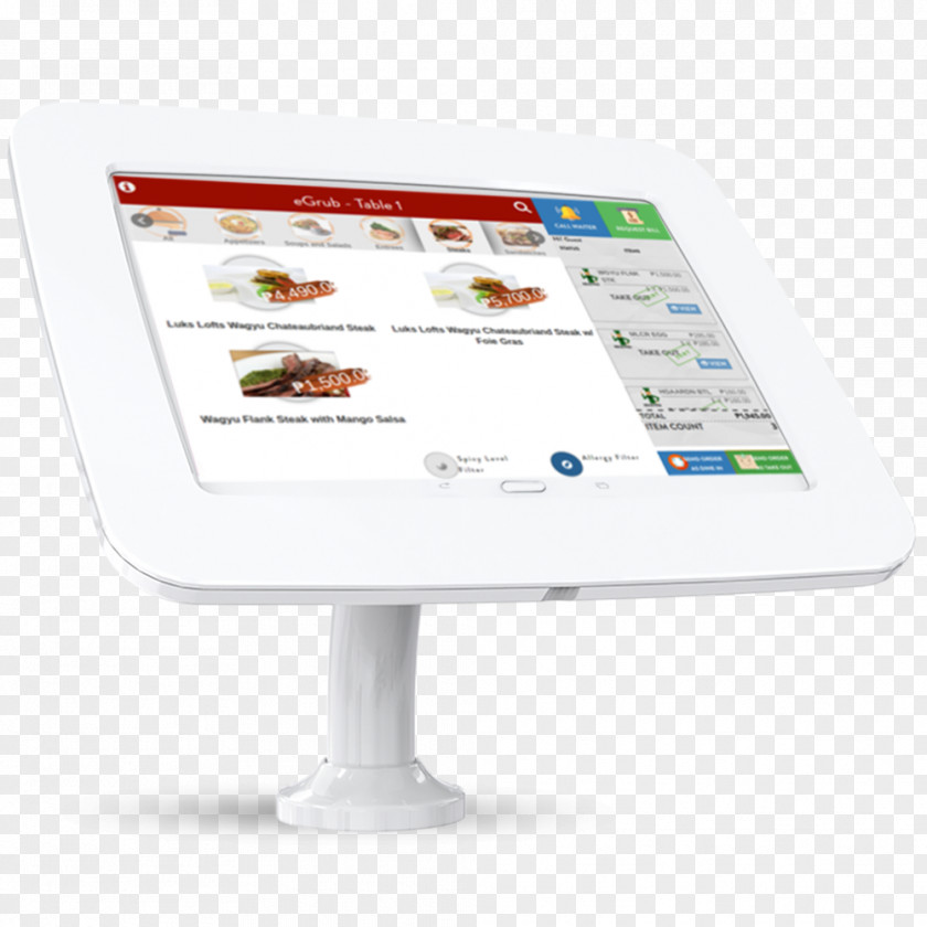 Restaurant Menu Analytics Kiosk Fast Food PNG