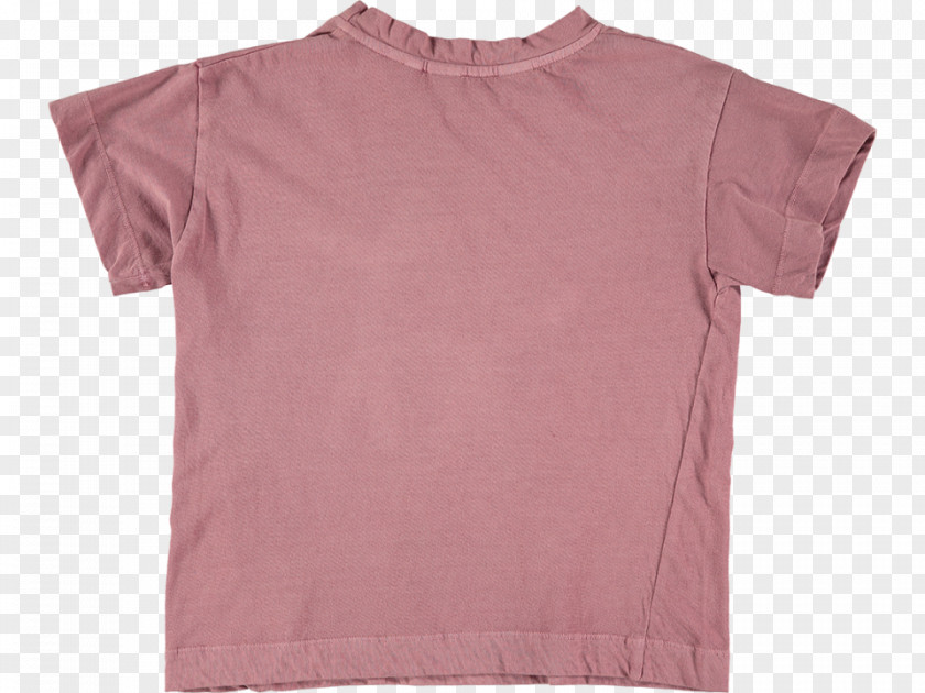 T-shirt Blouse Shoulder Pink M PNG