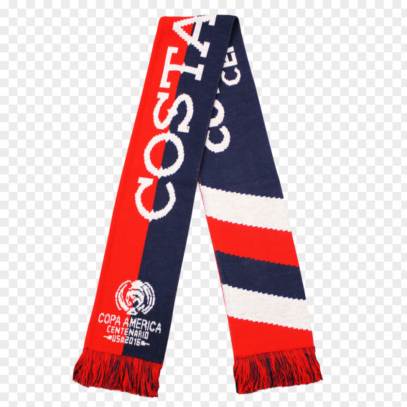 Costa Rica Football Scarf Knitting National Team Copa América Necktie PNG