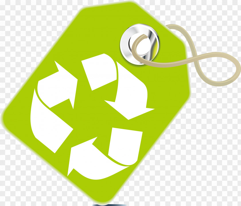Green Triangular Loop Tag Recycling Symbol Waste Container Icon PNG