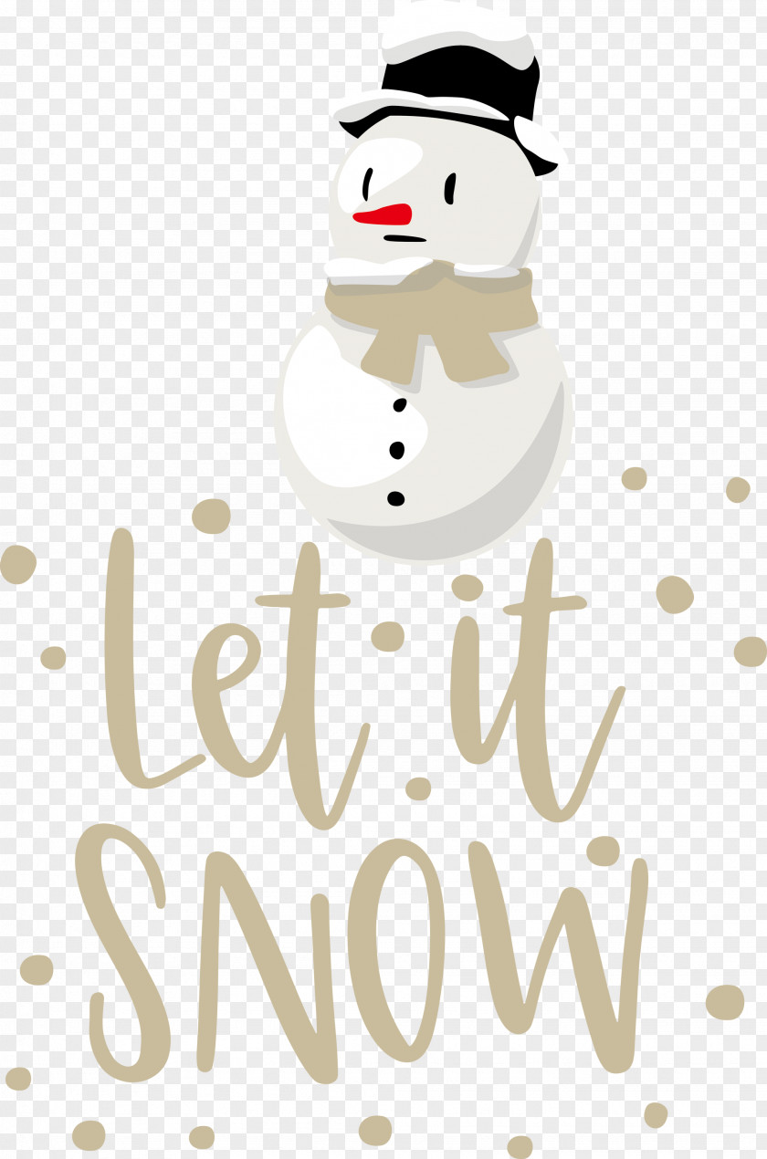 Let It Snow Snowflake PNG