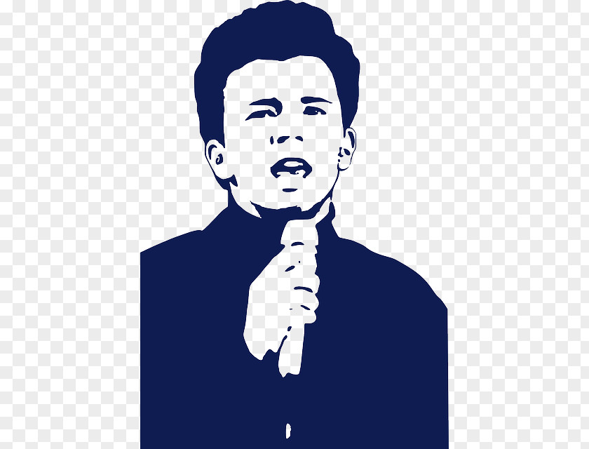 Rick Astley Rickrolling Clip Art PNG