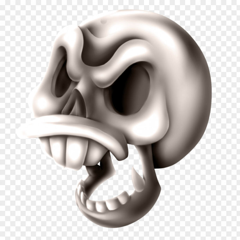 Skull Ear Font PNG