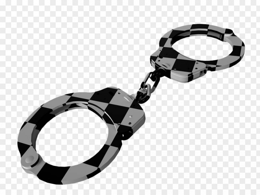 Gray Band Pattern Handcuffs Stock Photography Royalty-free PNG
