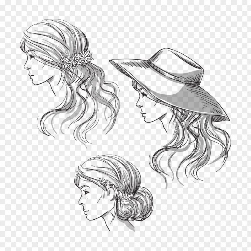 Hat Beauty Drawing Stock Photography Sketch PNG