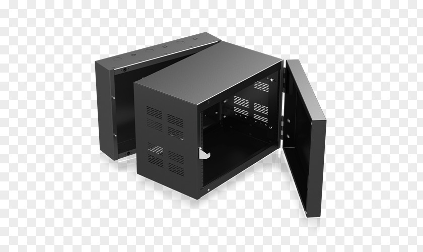 19-inch Rack Unit Electrical Enclosure Wall Computer Servers PNG