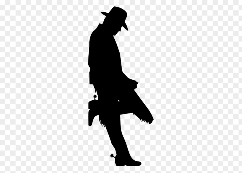 Cowboy Design Silhouette Drawing PNG