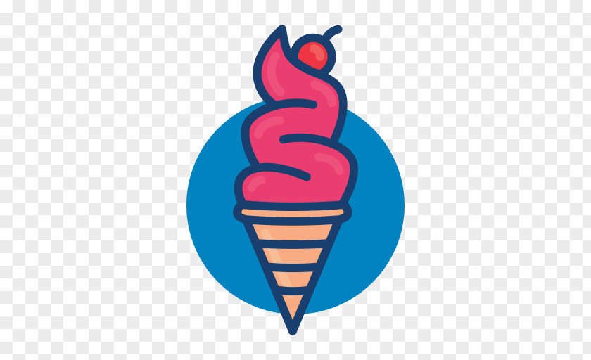 Ice Cream Cones Strawberry PNG